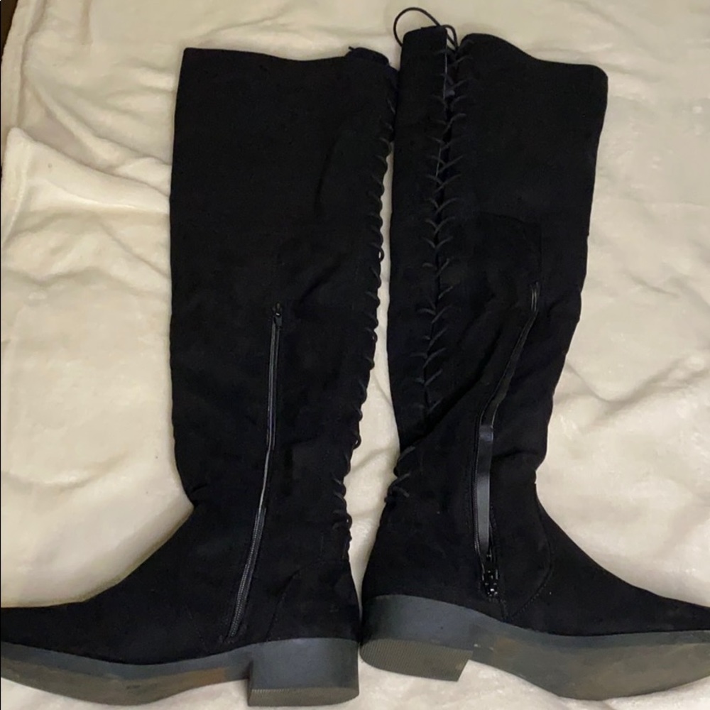 Over the knee boots, Black...